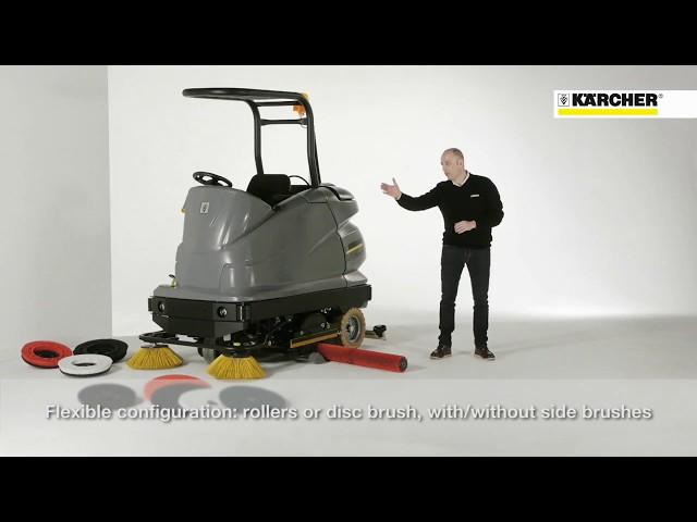 Karcher B250R Ride On Scrubber Dryer