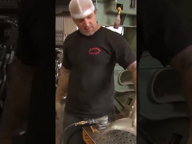Master fabricator passing down the knowledge! #shorts #jessejames #choppertown