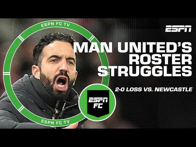 'WHOLE PLACE IS ROTTEN TO THE CORE!' ️ REACTION to Man United's loss to Newcastle | ESPN FC