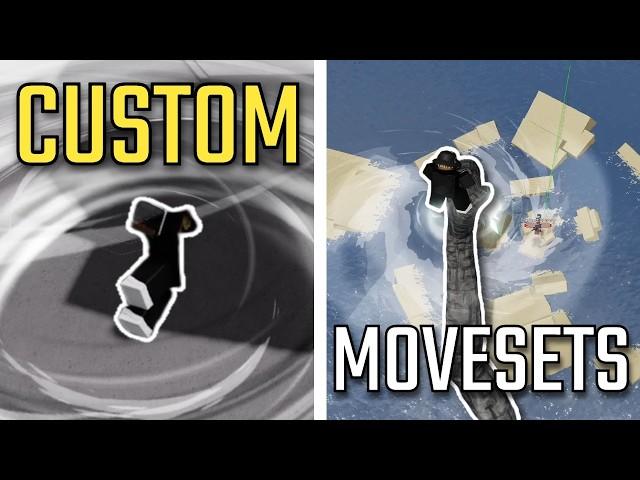 I Made Custom Movesets In The Strongest Battlegrounds!