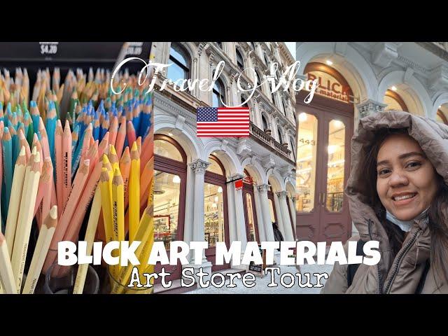 Travel Vlog : Blick Art Materials   Taken January, 2024.