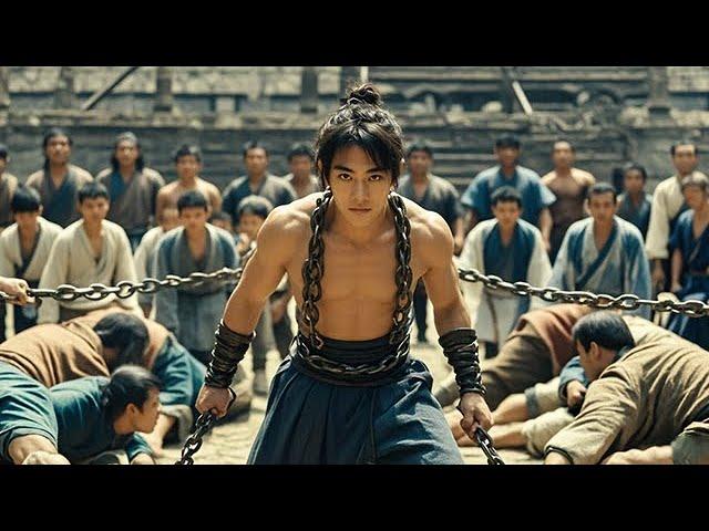 【Movie】擂台比武！少年竟是功夫高手，以一打十，驚艷四座！#kungfu ️#功夫