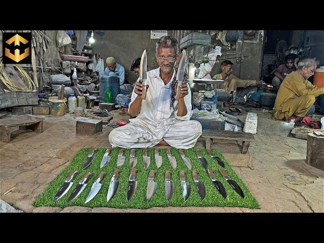 Amazing process of making Chefs Knife| Factory Mass Production