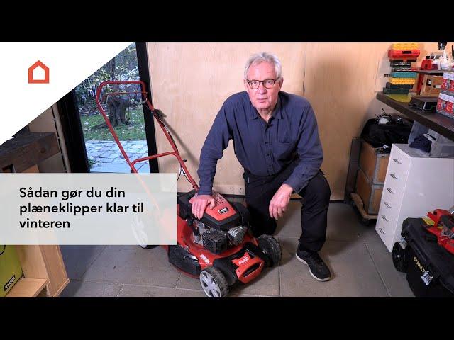 Sådan gør du plæneklipperen køreklar