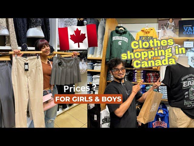 Clothing for girl & boys in Canada  | Cost | Detailed shopping video  | Manvi Gangwani