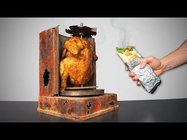 Restoration Chicken Shawarma Machine - Complete Process