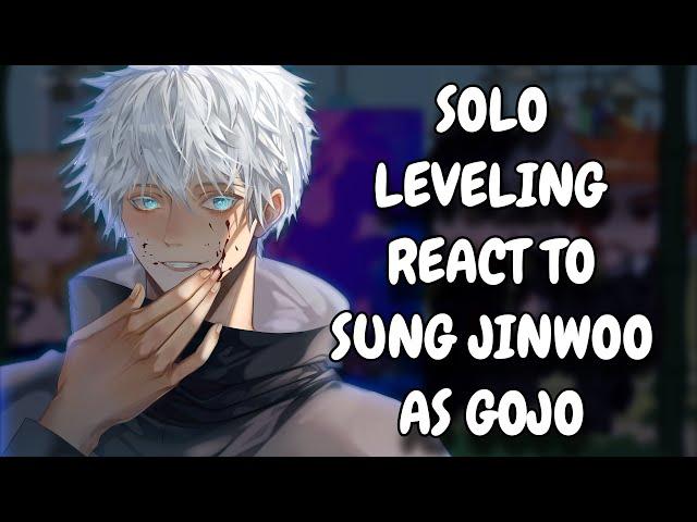 Solo Leveling React To Sung Jinwoo As Gojo || Gacha React