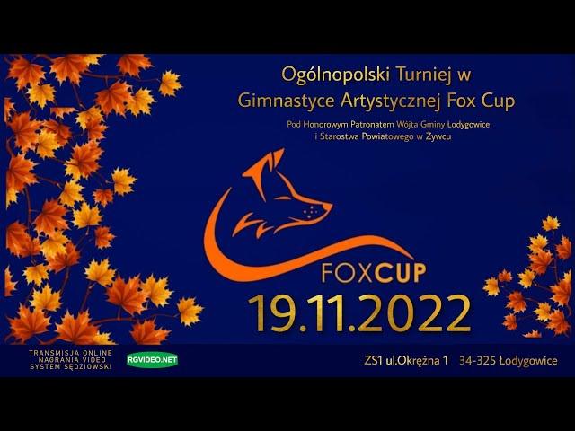 19.11.2022 - OGÓLNOPOLSKIE ZAWODY W GIMNASTYCE ARTYSTYCZNEJ FOX CUP