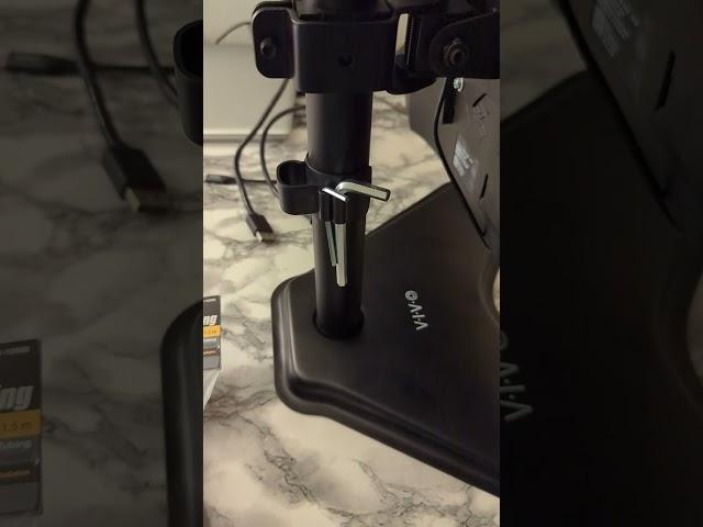 VIVO Triple Monitor Desk Stand Directions