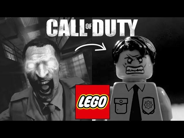 LEGO Call of Duty Zombies: Mob of the Dead (Original vs LEGO) #lego #stopmotion #callofduty