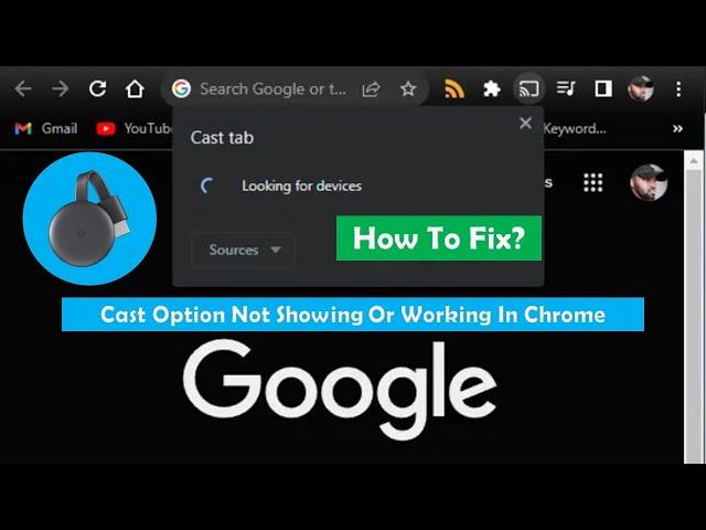 Cast Option Not Showing Or Working In Chrome Fix