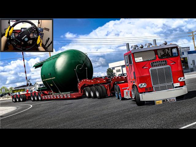 Police Escort for a MASSIVE Load! Special Transport in American Truck Simulator