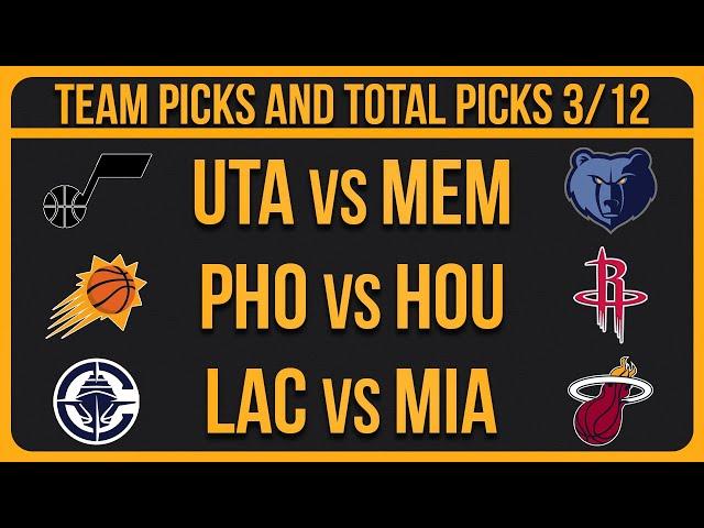 NBA Picks Today 3/12/25 NBA Picks and Predictions NBA Bets Today