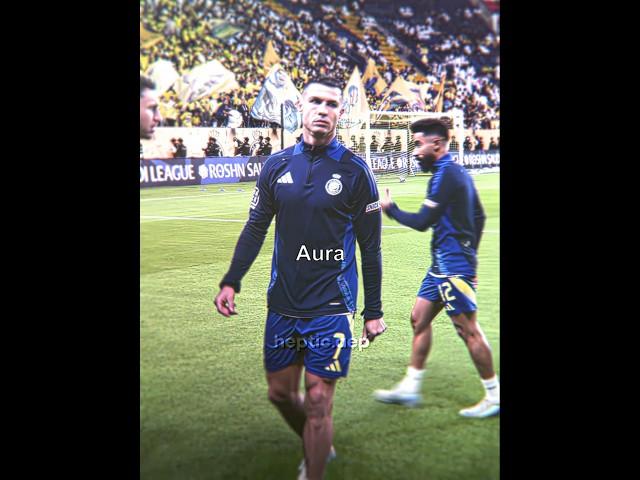 Ronaldo's Aura Can Be Felt Through The Screen  #ronaldo #aura #cristiano #cr7 #shorts #fyp #edit