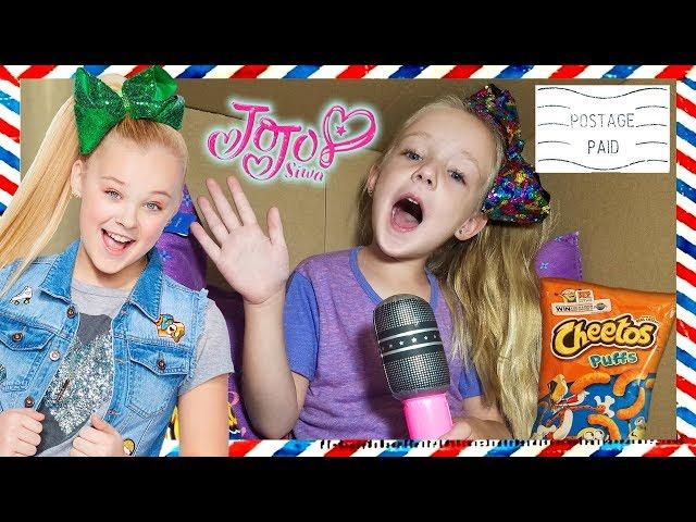 I Pretend Mailed Myself in a Box as Fan Mail to JoJo Siwa!