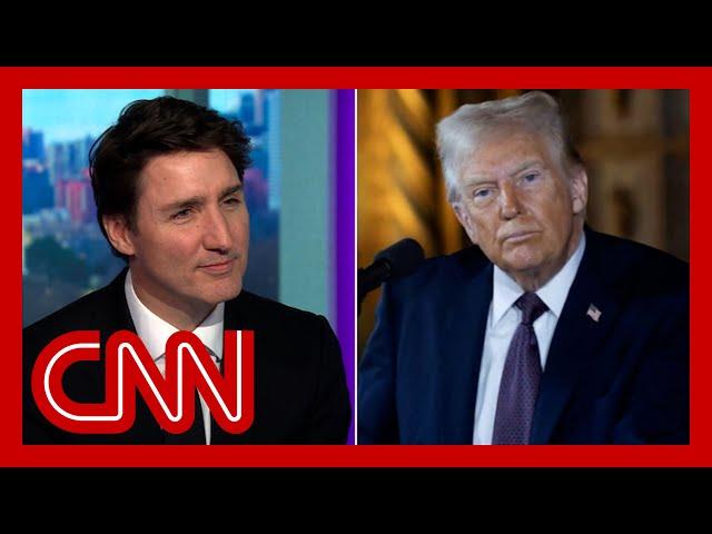 Trudeau responds to Trump needling him about annexing Canada