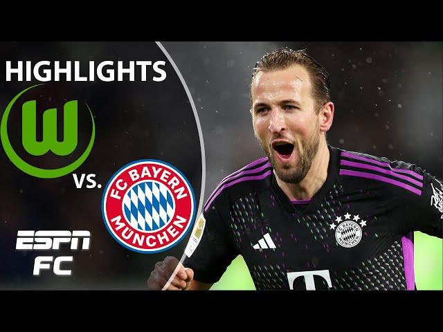  KANE HITS FOR 21 GOALS!  Wolfsburg vs. Bayern Munich | Bundesliga Highlights | ESPN FC