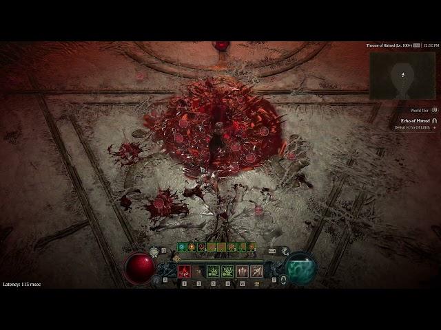 [D4 S2] Bone Spear Necromancer vs Uber Lilith