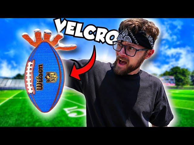 Tackle Football but the Football is 100% Velcro! (With YoBoy Pizza)