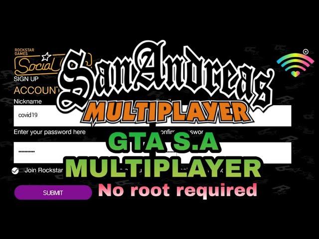 HOW TO SIGN UP GTA SA-MP  Andriod: GTA SAN ANDREAS  ( No root required )