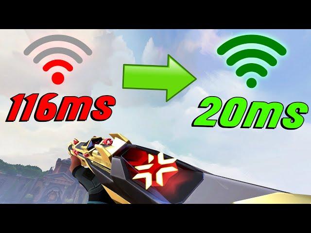 How to LOWER PING in Valorant EASY! (Reduce Latency Guide) *2022*