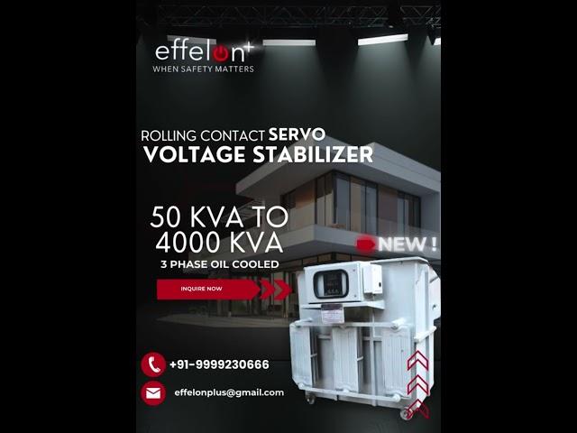 "Protect Your Appliances with Our New Linear Type Servo Voltage Stabilizers | Limited Summer Offer!