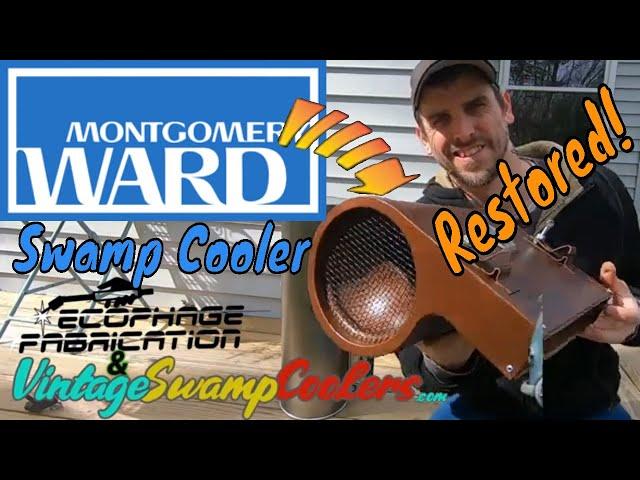 Vintage Montgomery Ward Swamp Cooler restored by ASE Master Tech Ecophage