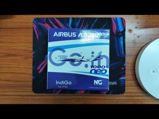 Unboxing the Indigo 1:400 diecast scale model by NG models Episode -2 of unboxing my airplane models
