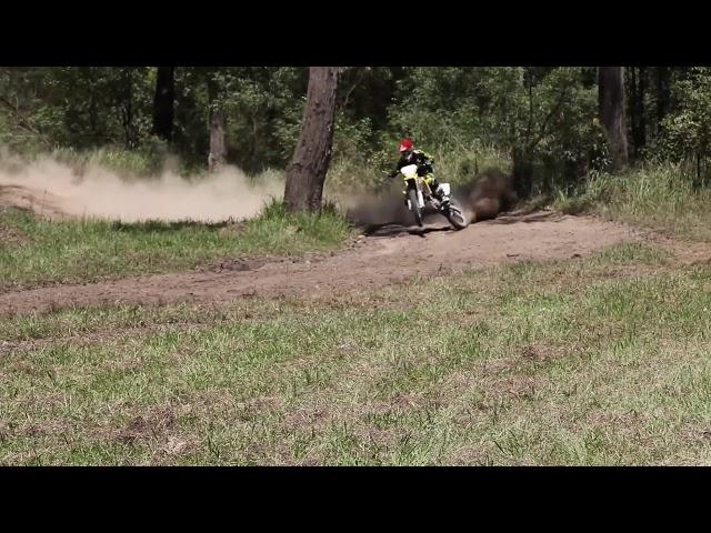 Adam Riemann tests RMX450Z for ADB.