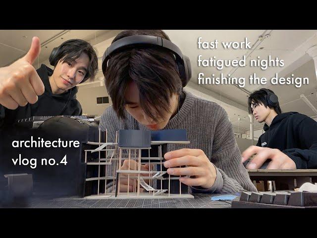 mid-semester architecture project deadline, finalizing a design [college architecture vlog no.4]