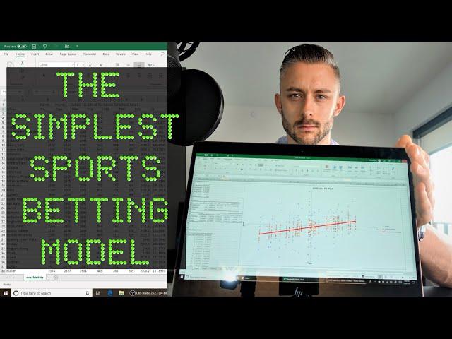 Creating a Sports Betting Model 101 - Intro to Linear Regression (The simplest model ever created!)