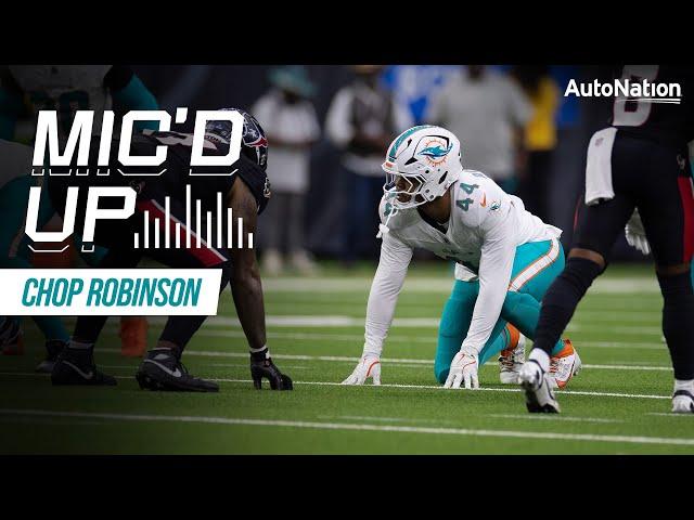 Chop Robinson was MIC'D UP in his TWO-SACK GAME l Miami Dolphins