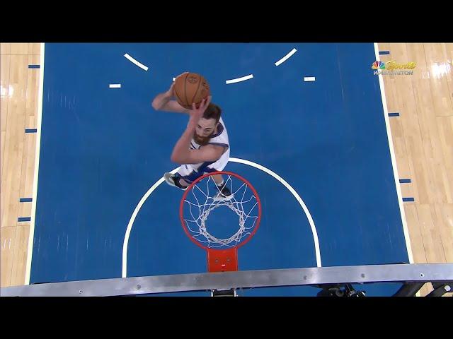 7'1'' Jay Huff with the 360 dunk! Washington Wizards vs. the Miami Heat - 4/7/23