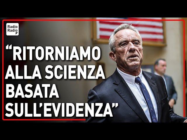 ROBERT KENNEDY JR. ▷ "COSA MI HA CHIESTO TRUMP? VUOLE CHE FACCIA 3 COSE. SARÒ MINISTRO? VEDREMO..."