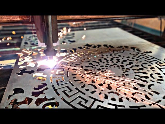 Plasma Cutter Metal art | How Wonder This CNC Laser Machine Made Beautiful Metal Door Design