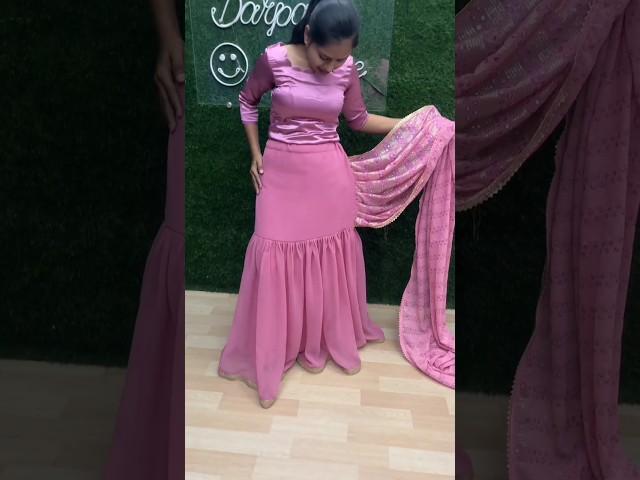1 Minute Saree dropping idea || Ready to Wear Saree #youtubeshorts #shorts #readytowearsaree