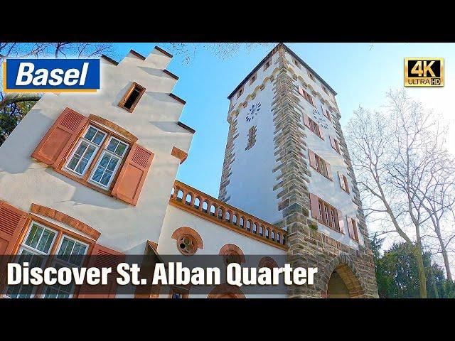Discover Basel Sankt Alban Quarter || Vorgewandert - Quick Virtual Travel