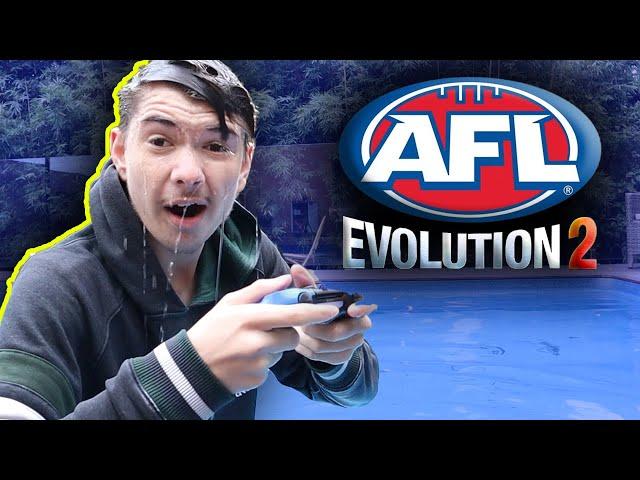 PLAYING AFL EVOLUTION 2 IN A *SWIMMING POOL*