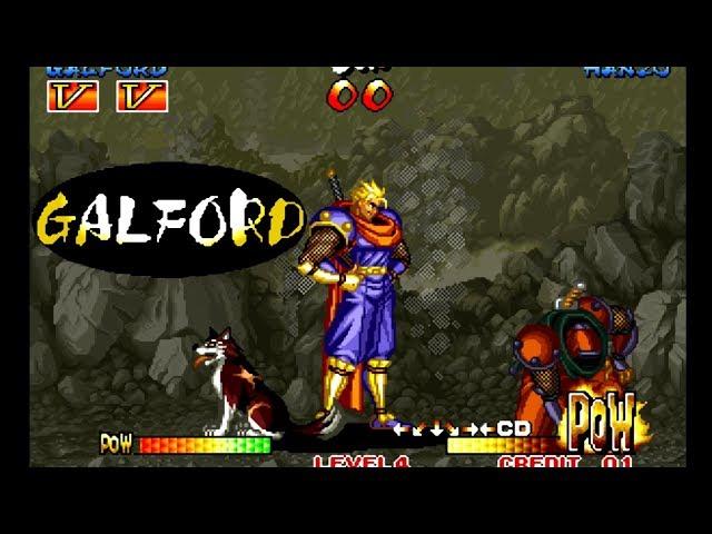 Samurai Shodown III: Galford playthrough lvl-4 【60fps】