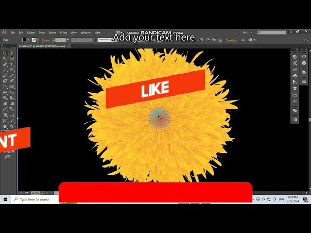 How To Create Beautiful Floral Vector in Illustrator Using Blend Tool - Illustrator Tutorial
