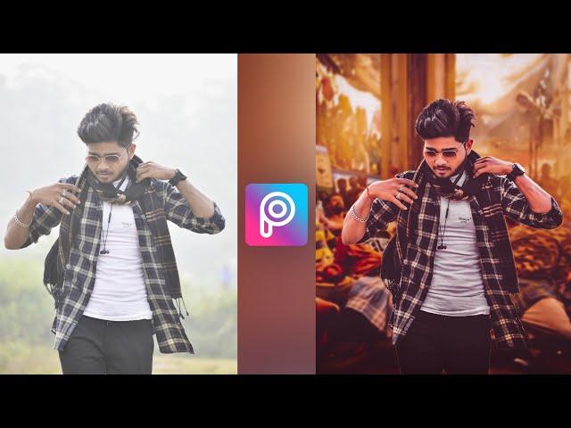 Picsart Photo Editing | Background change Photo Editing Step by Step