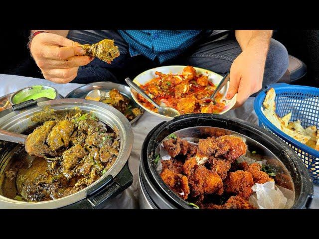 Sardar Gulzar Singh Bhai Ke Dhaba Ka Hara Chicken Aur Crispy Fried Chicken | Lachipura Kathua |