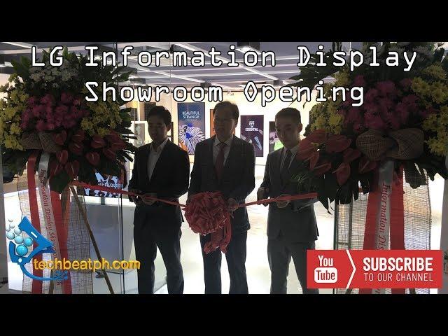 LG Information Display Showroom Opening