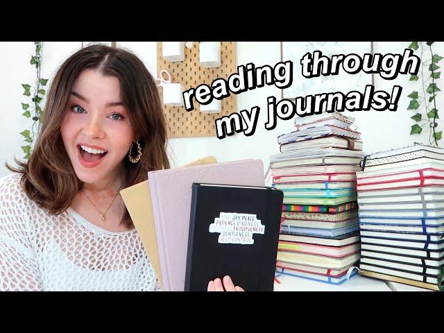 reading a YEAR of daily journal entries!! | 2022 recap (memories & moments list) | journal with me!