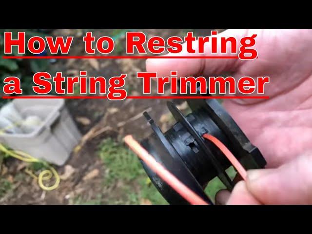 How To Restring a String Trimmer