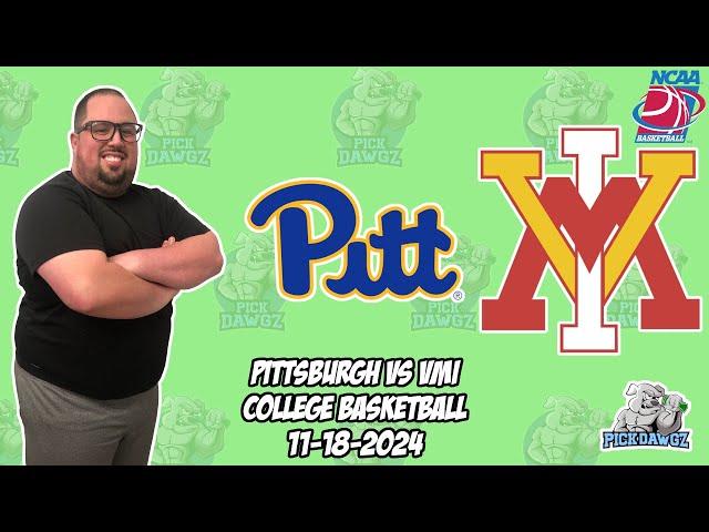 Pitt vs VMI 11/18/24 Free College Basketball Picks and Predictions  | NCAAB