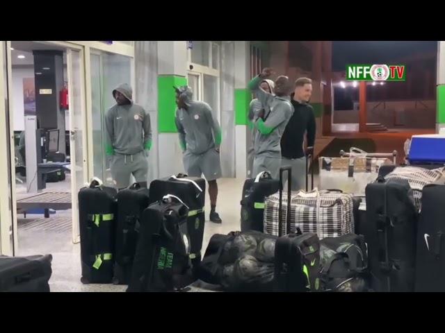 Moment Libyan Authority Holds Nigeria Football Term Super Eagles Hostage At The Airport