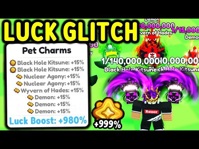 This INFINITE LUCK GLITCH Gives RAREST PETS in Roblox Pets Go..