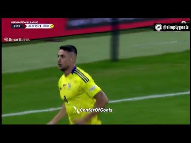 Yaremchuk Goal,Albania vs Ukraine(1-2) All Goals and Extended Highlights