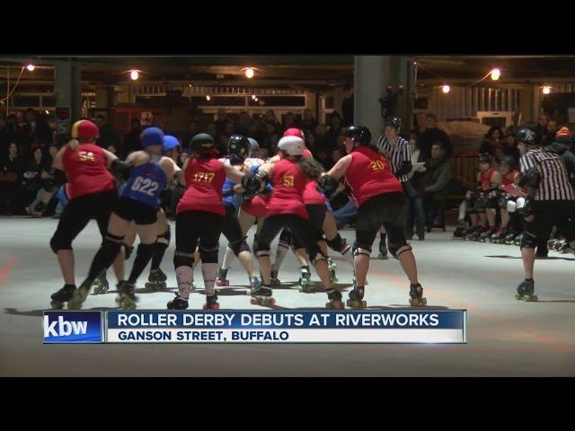 Roller derby debuts at Buffalo Riverworks